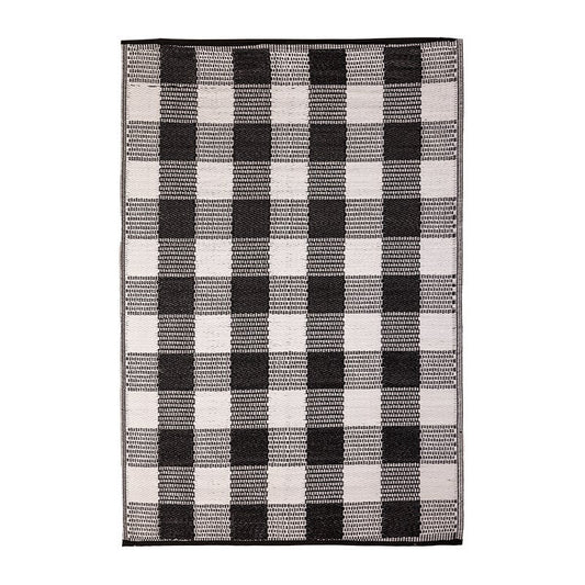 Black And White Checkered Garden Carpet S