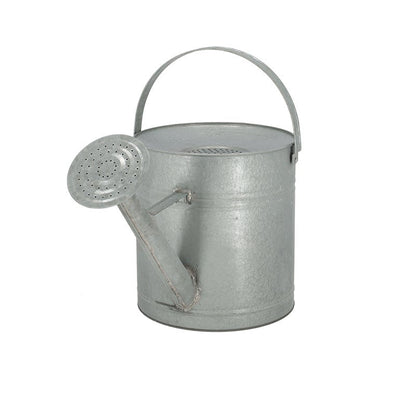 Old Zinc Watering Can With Funnel