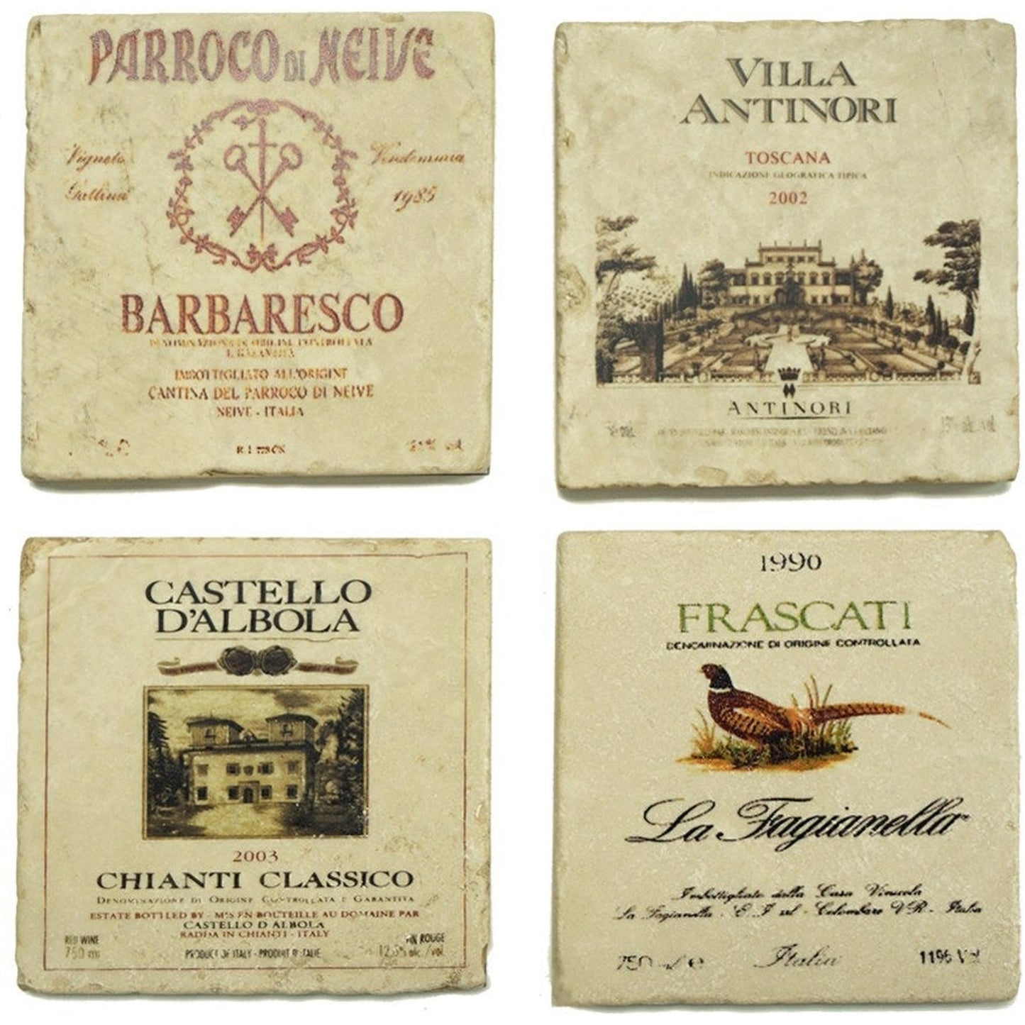 TUSCANY Series Set/4 Coasters