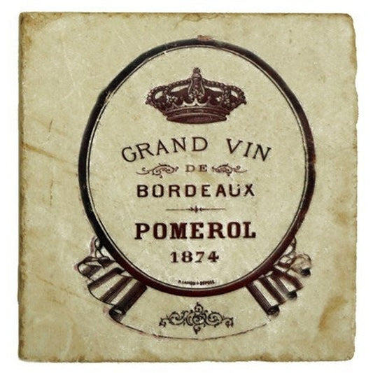 GRAND VIN POMEROL Set/4 Coaste