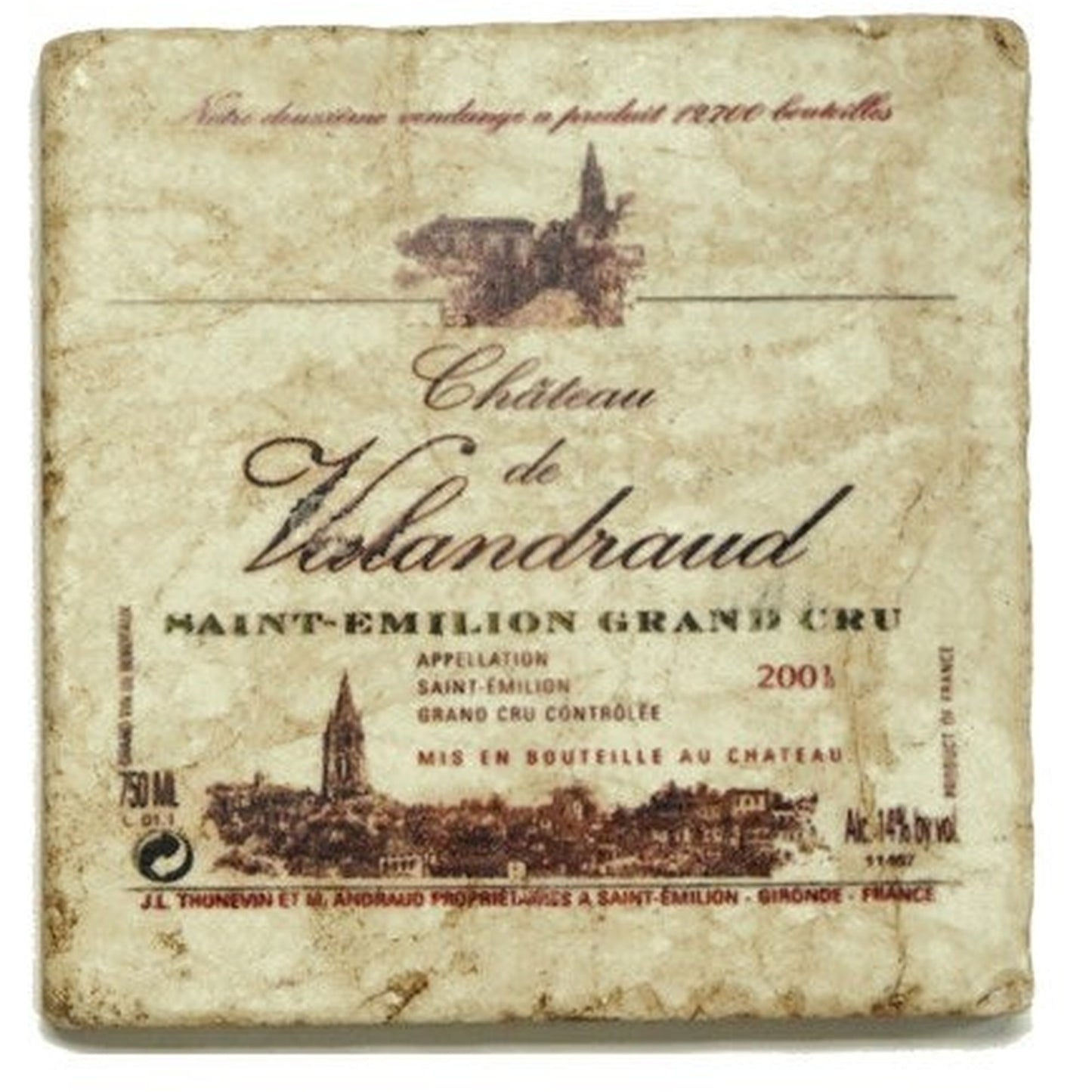 VALANDRAUD Set/4 Coasters