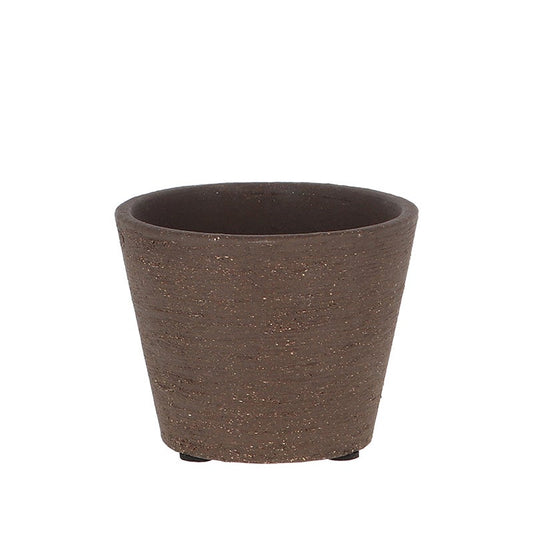 Flower Pot Unglazed Brown 3.6 in