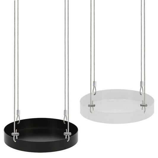 Round Window Hanging Trays S, 2 Ass. Color: Black & White