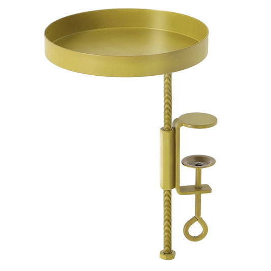 Round Golden Clamp Tray S