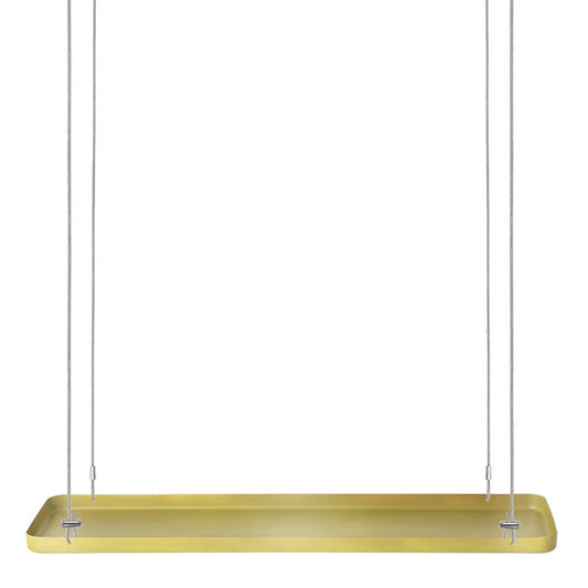 Rectangular Golden Window Hanging Tray L