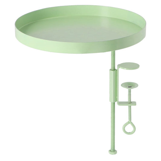 Round Green Clamp Tray L