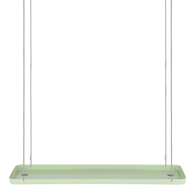 Rectangular Green Window Hanging Tray L