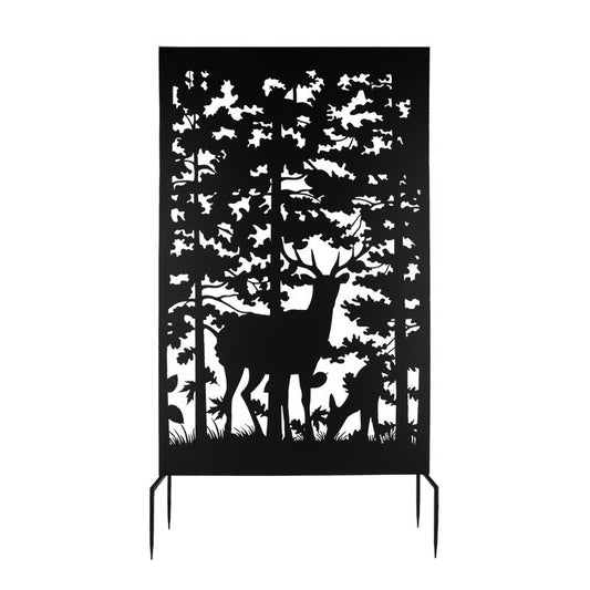 Privacy Screen With Deers Design