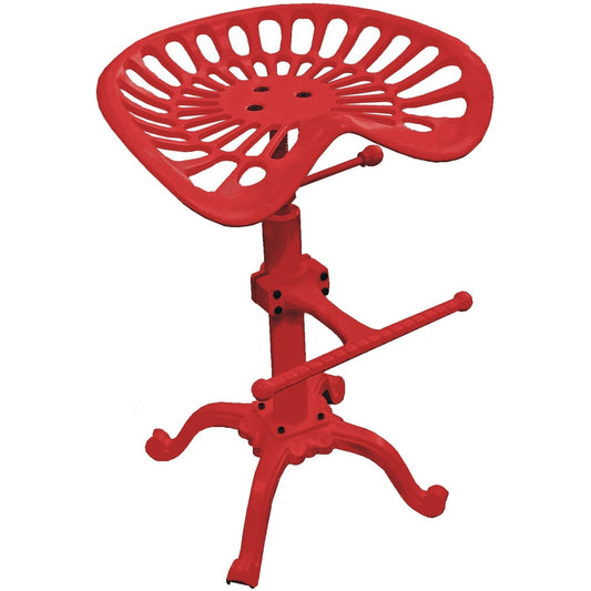 Tractor Seat Stool Red