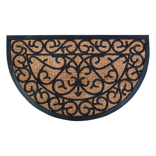 Rubber Doormat/Coir Halfround