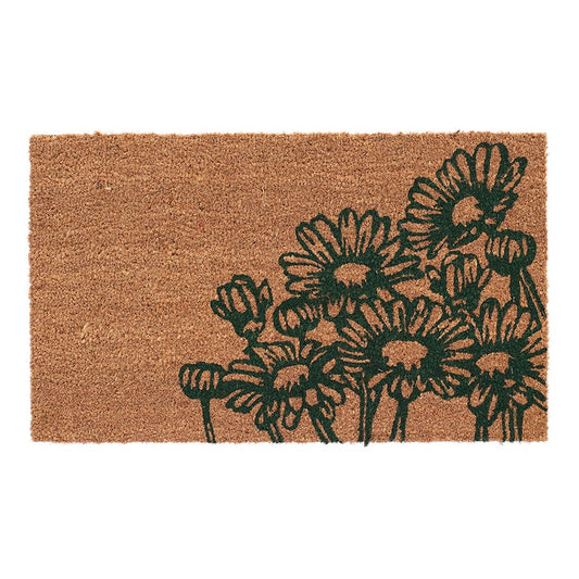 Doormat Coir Flowers