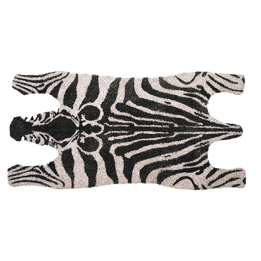 Doormat 100% Coir Zebra