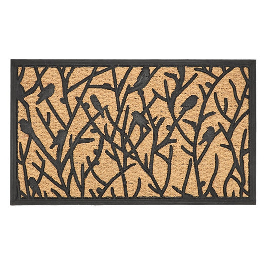Doormat Rubber/ Coir "Chiffchaff" L