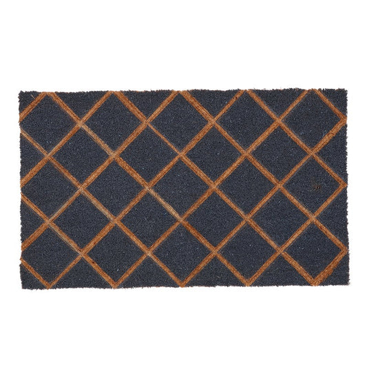 Doormat Coir Relief Diamonds L