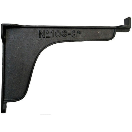 Rail Bracket, "Railway No.106-8", 6x4 in, Matte Black