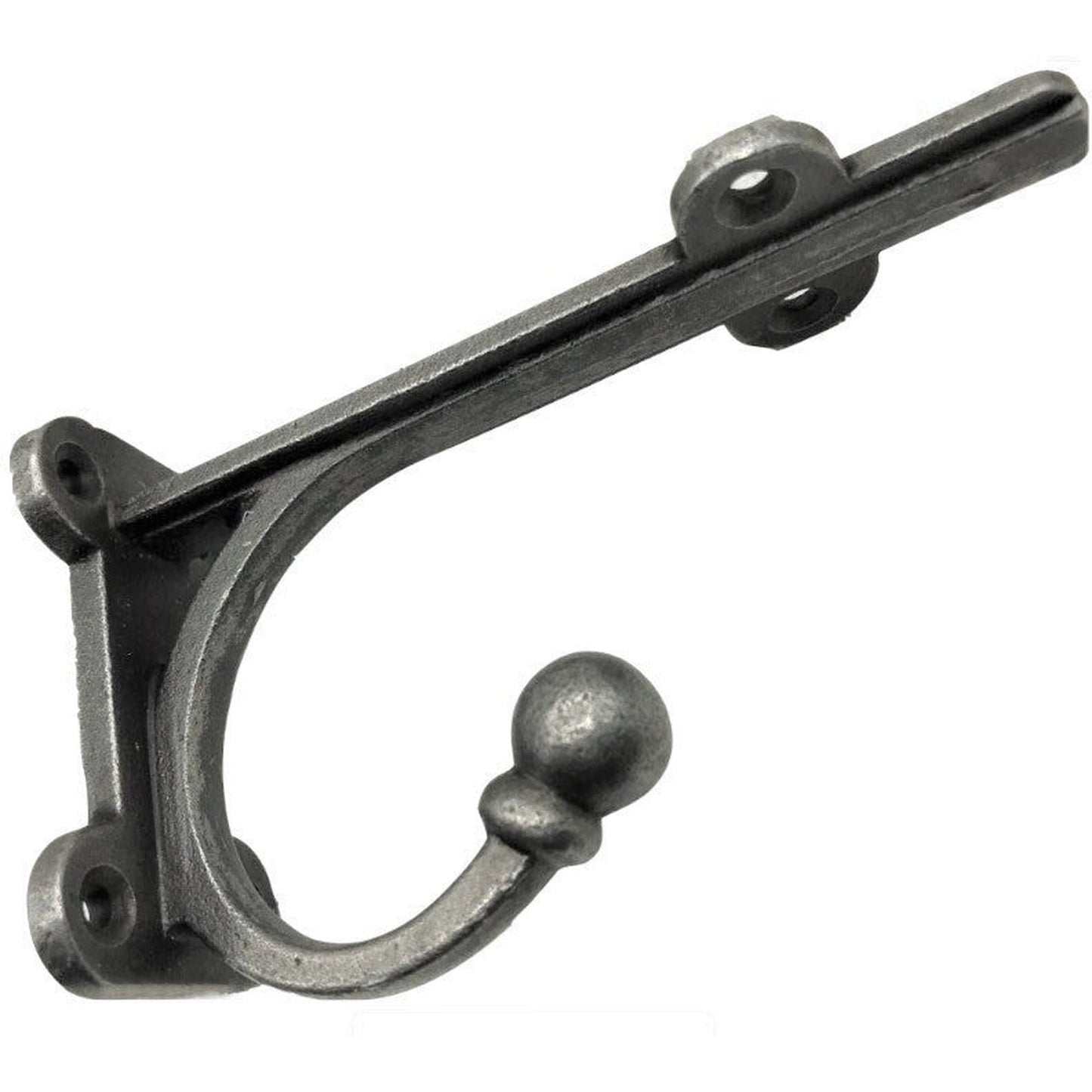 Tranby Hook Bracket, 4 inch, Antique Metal