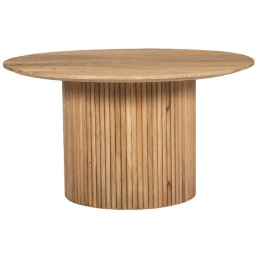 20% off, Anika Round Dining Table, Mango Wood, Natural