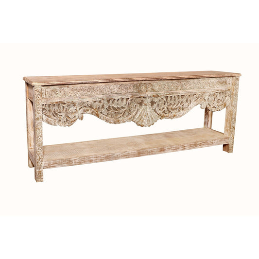 12  Foot Long Carved Console, 50% Off