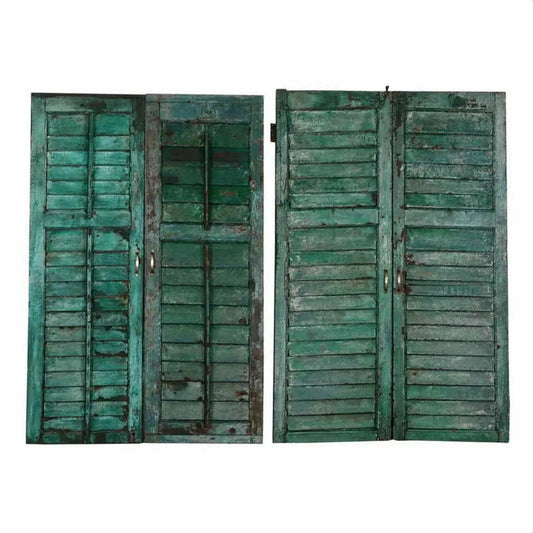 20% Off, Two Panel Vintage Wooden Shutters