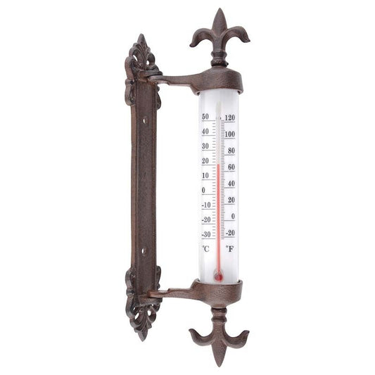 Cast Iron Windowframe Thermometer