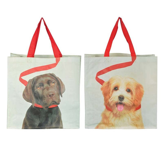 Shopping Bag Dog On Leash ~ Assorted