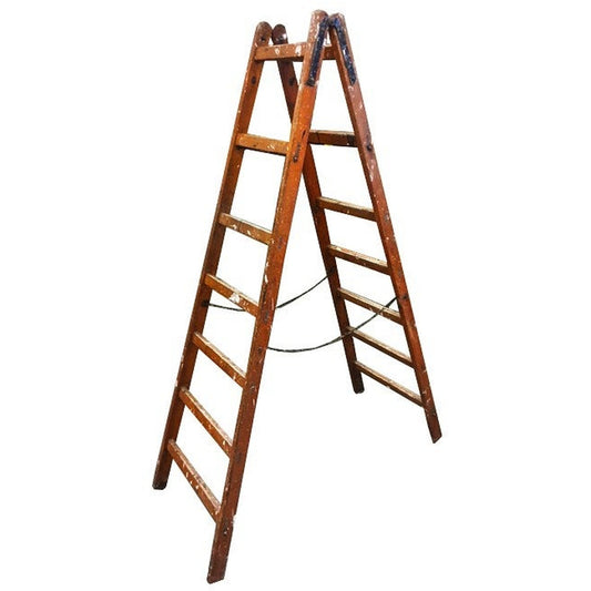 Folding Ladder Old Original