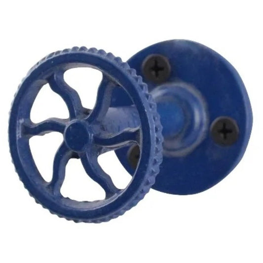 Valve Knob, Blue, Alum