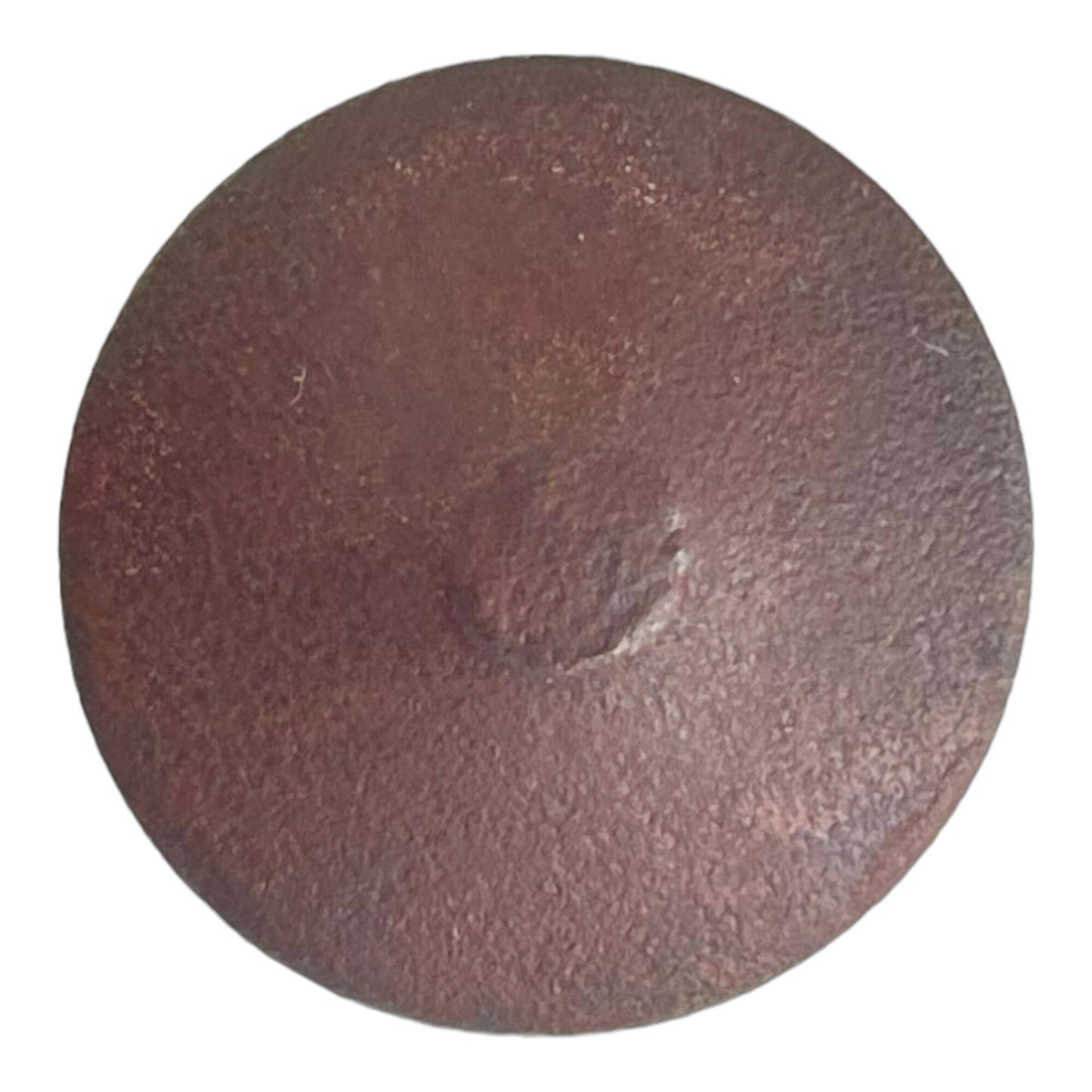 Round Iron Knob, Rust, Large