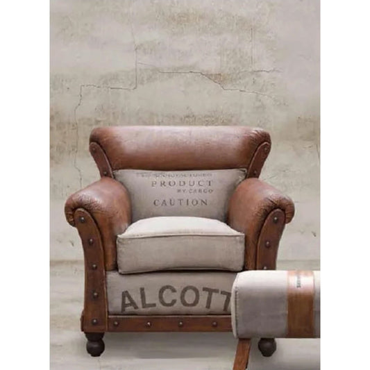 Alcott Leather Armchair, Brown, Last Chance, 25% Off