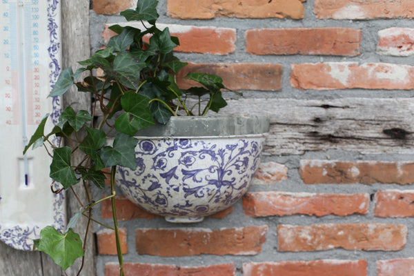 Aged Ceramic Wall Planter