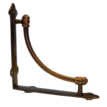 Slim Halfround Bracket, 9.6 inch, Copper Finish