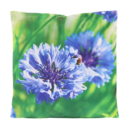 Outdoor Cushion With Purple Flower L