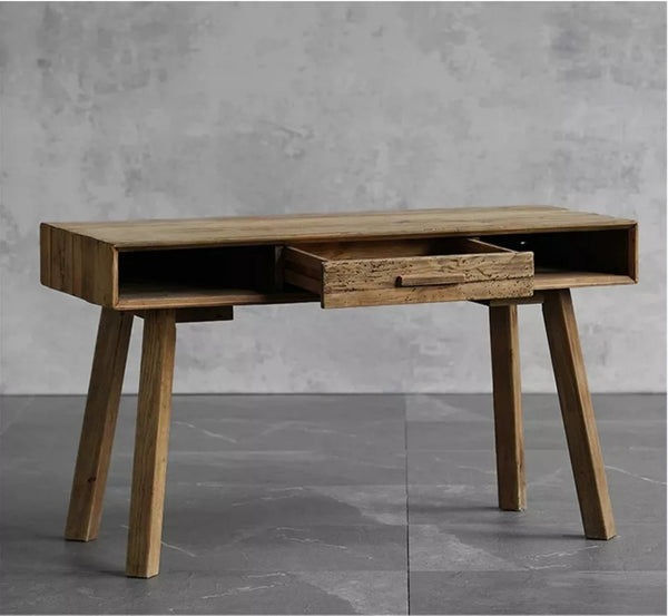 25% off, Reclaimed Wooden Writing Standing Desk Top With Dr