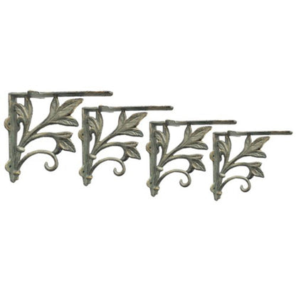 3 Leaf Bracket, Verdigris