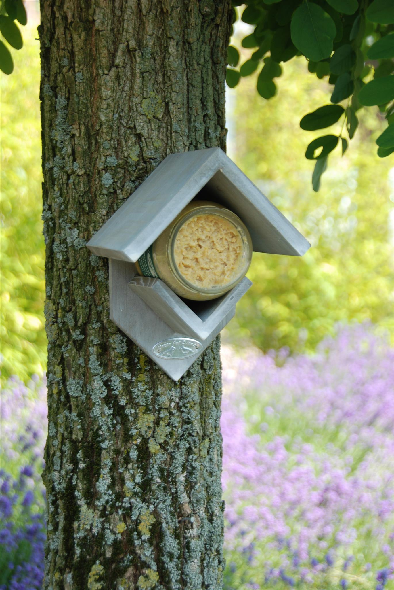 Peanut Butter House Old Wood, Excl. Bird Food
