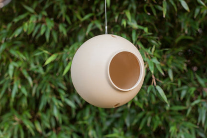 Round Hanging Bird Nest Shell