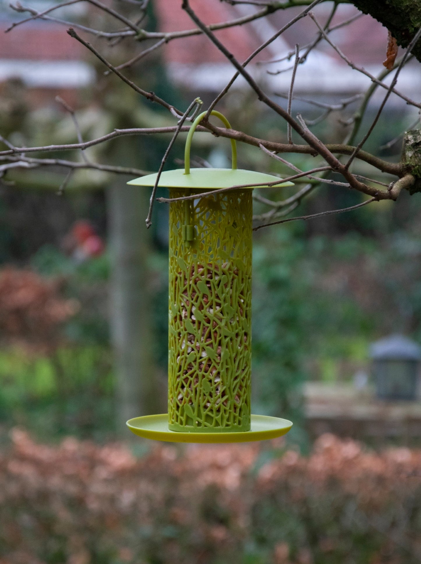 Chiffchaff Nut Silo With Tray, Excl. Bird Food