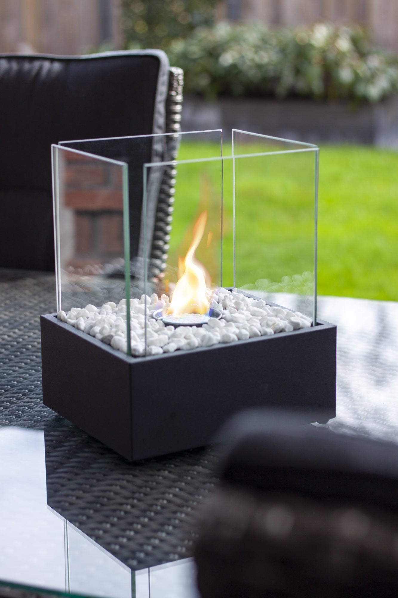 Rectangular Bioethanol Fireplace, 60% Off