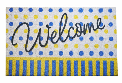 Welcome Doormat, Polka Dot, 30% Off