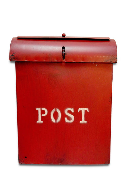 Emily POST Mailbox Rustic Red