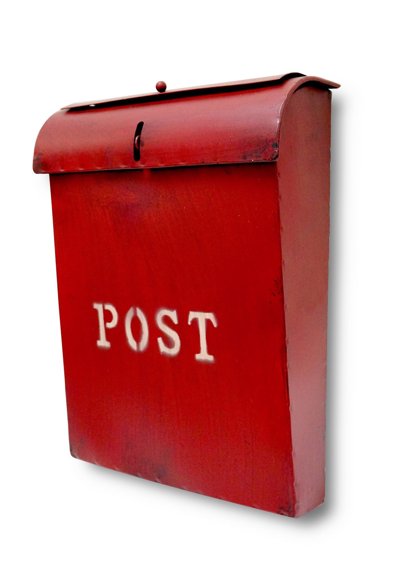 Emily POST Mailbox Rustic Red