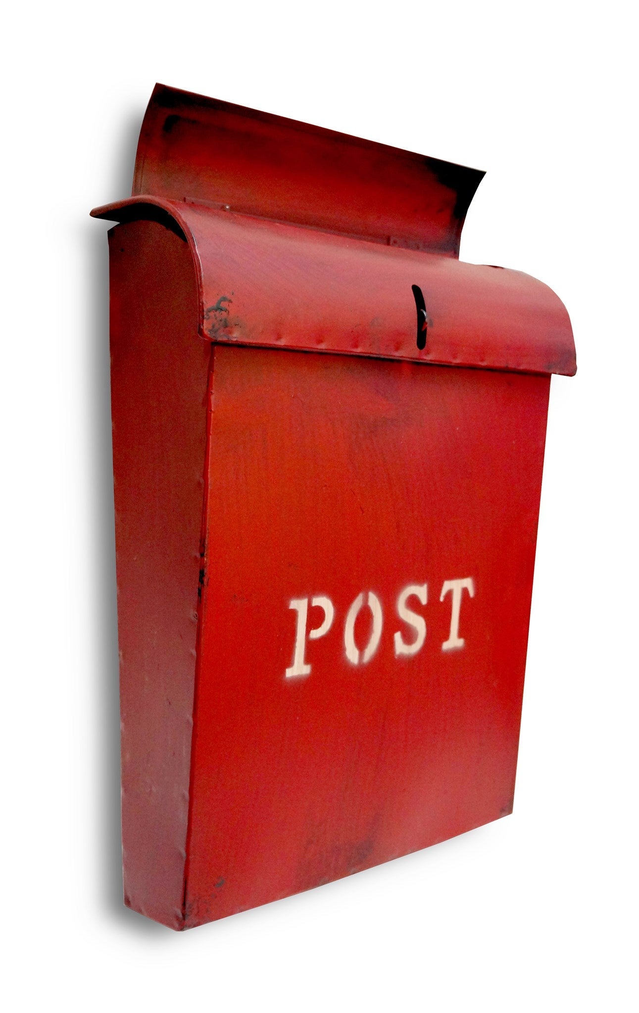 Emily POST Mailbox Rustic Red