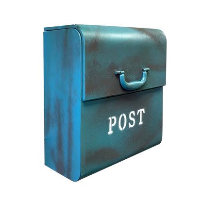 CJ Mailbox Rustic Blue