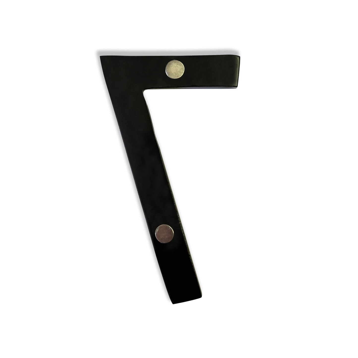 Magnetic Aluminum House Number #7, 4 in, Black, Last Chance