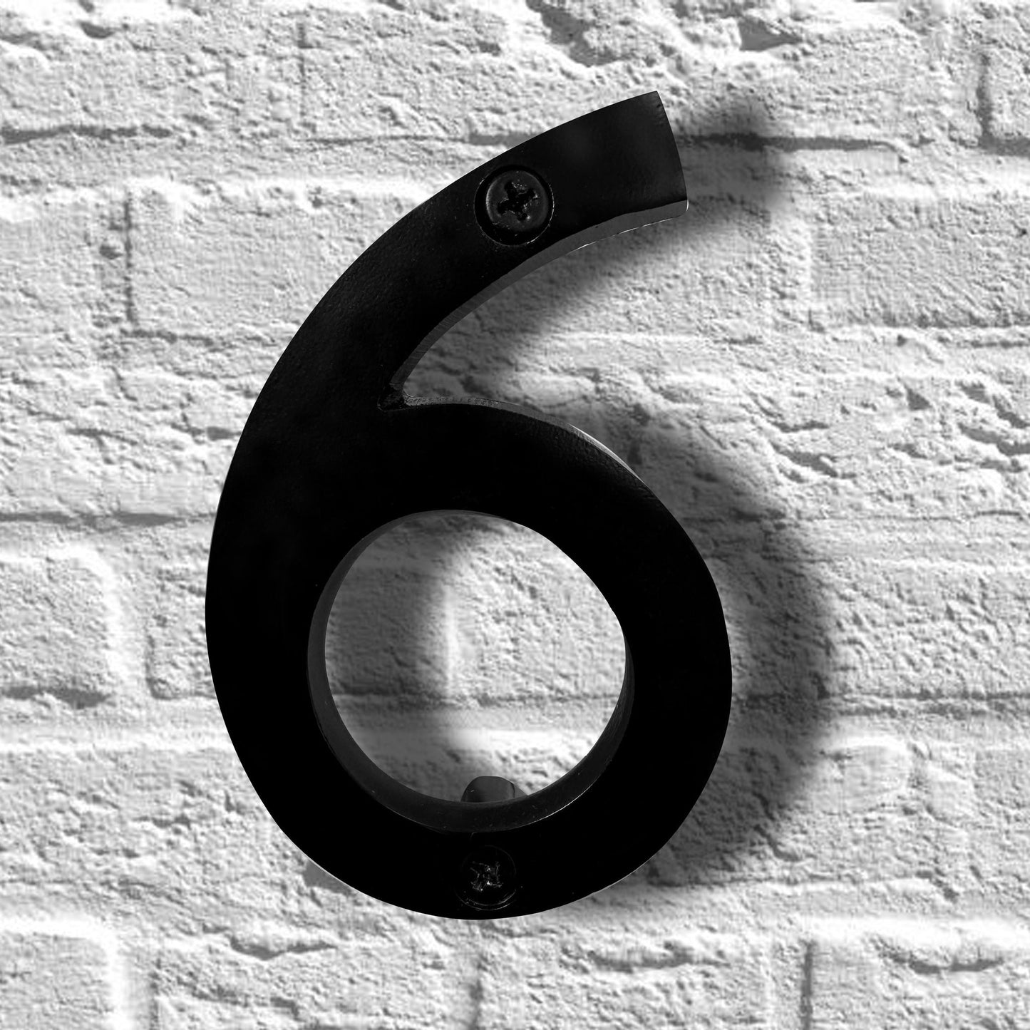 Aluminum Number 6, 4in, black