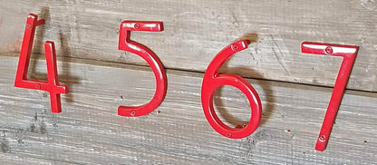 Red Shadow House Number 5, 6 inch, Last Chance