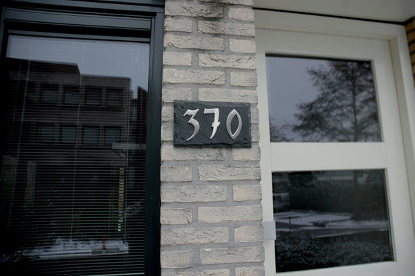 Slate Plate 3 House Numbers