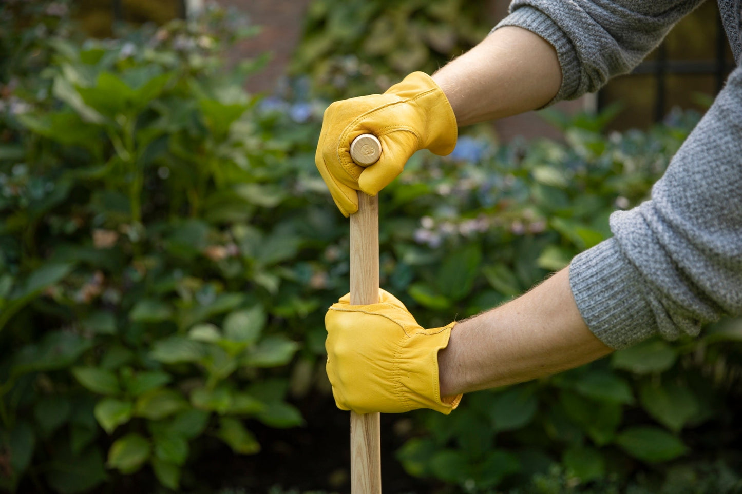 Leather Garden Gloves L