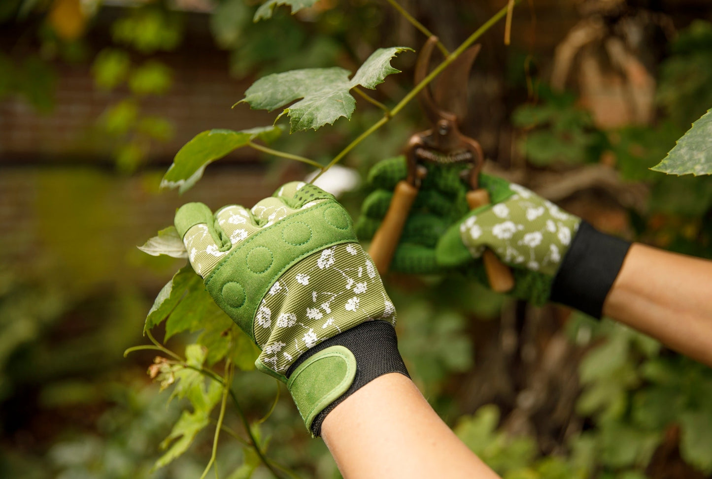 Garden Gloves Grip & Protection Pattern L