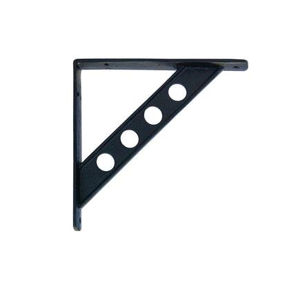 Circled Corner Bracket, Antique Black, Small